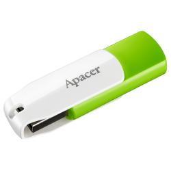 APACER FD 64GB USB 2.0 AH335Green RP - thumbnail 1