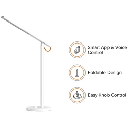 Xiaomi Mi Smart Desk Lamp 1S žuto ili bijelo svjetlo kontrola Google Assistant, Alexa, Siri - thumbnail 2