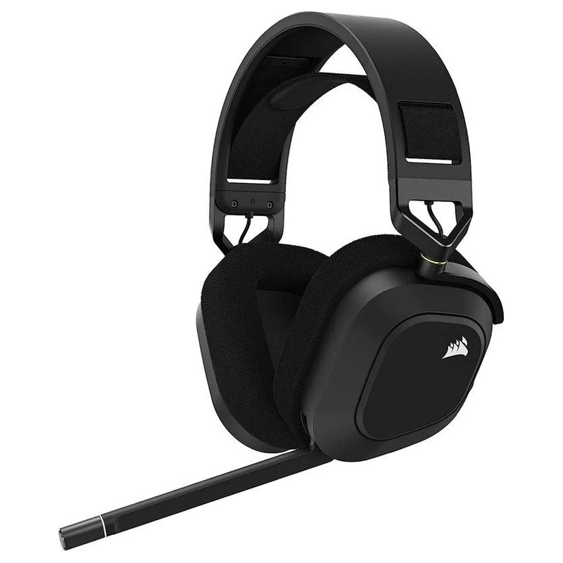 Corsair HS80 MAX Wireless RGBGaming Headset, Steel Gray7.1 Surround Sound - image 1