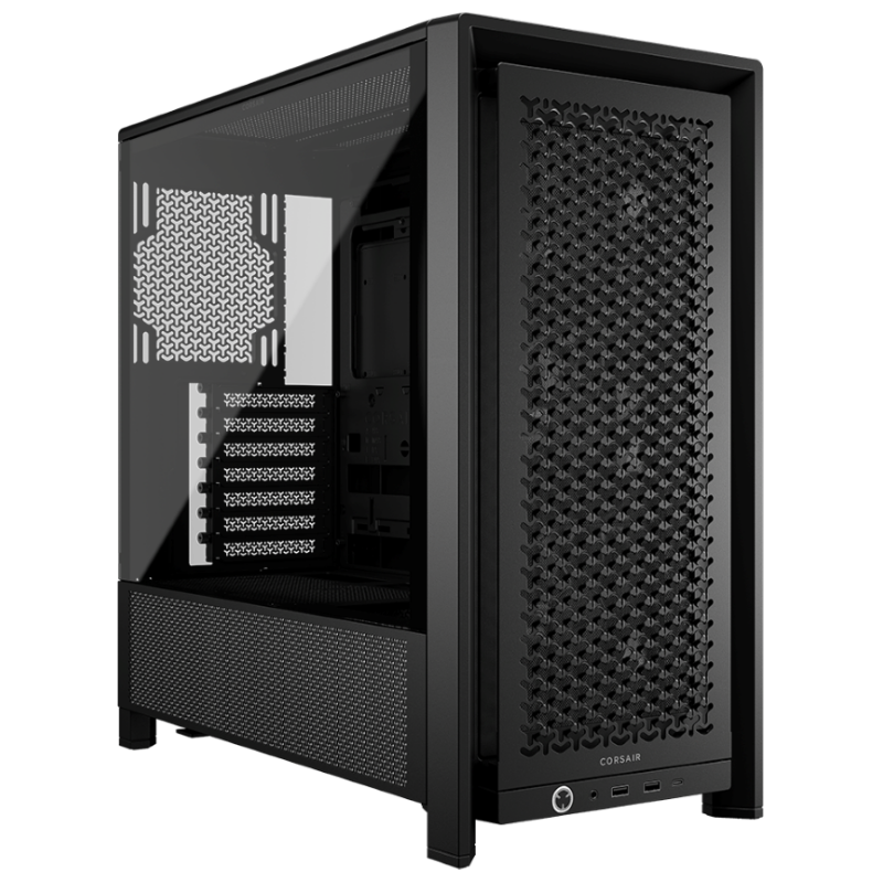 CORSAIR FRAME 4000D RS Case3xRS120 fans, 360mm radiator170mm cooler, 430mm GPU, ATX, Black - image 1
