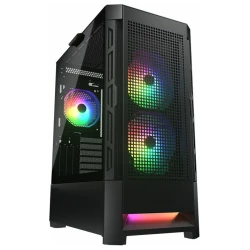 COUGAR Kućište AIRFACE ECO RGB Srednji toranj, RGB osvjetljenje, crno, prozračan dizajn - thumbnail 1