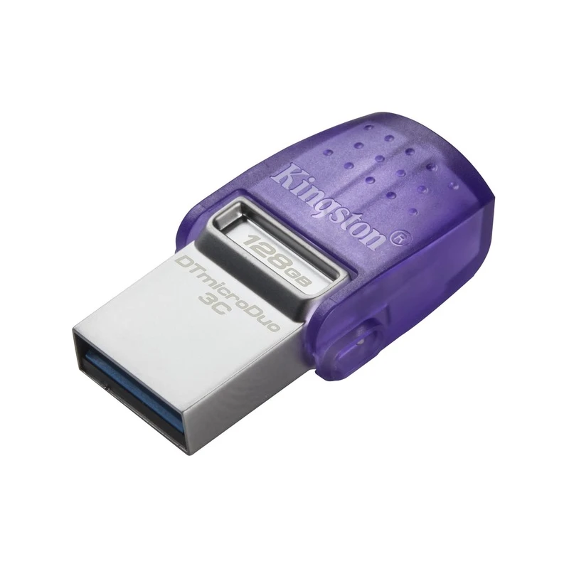 Kingston DT microDuo 3C 128GBUSB Type-A and USB Type-C portUp to 200MB/s read - image 1
