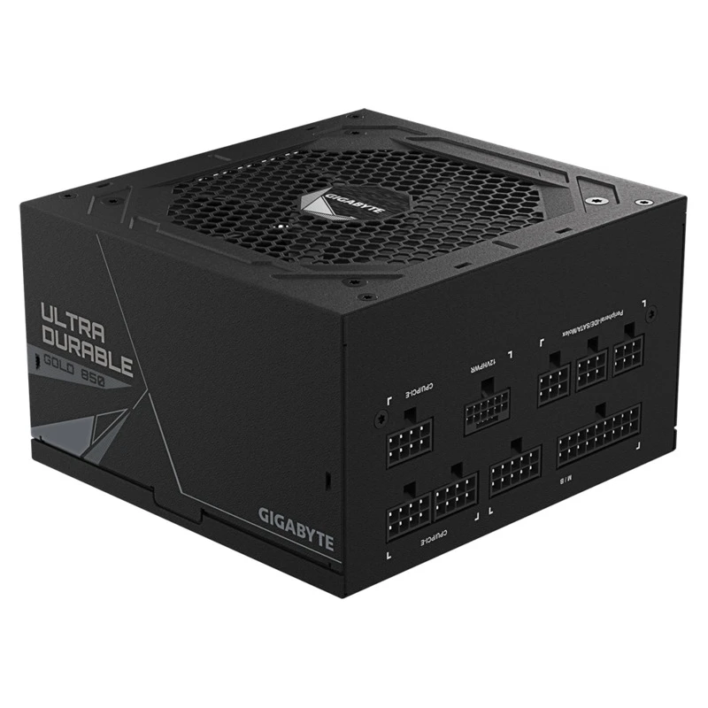 Gigabyte PSU 850W PCIe 5.0;Gold Modular; 1xMB, 2xCPU;1xPCIe 5.0, 4xPCIe, 8xSATA - image 1