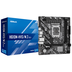 ASROCK MB H610M-HVS/M.2 R2.0Intel H610;2xDDR4;VGA,HDMIM.2;4xSATA3;6xUSB;micro ATX - thumbnail 2