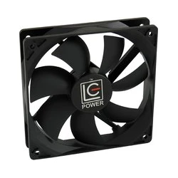 LC-Power Case fan LC-CF-120120x 120x25 mm,12V 4 pin PWMsleeving&anti-vibration washers - thumbnail 1
