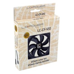 LC-Power Case fan LC-CF-120120x 120x25 mm,12V 4 pin PWMsleeving&anti-vibration washers - thumbnail 2