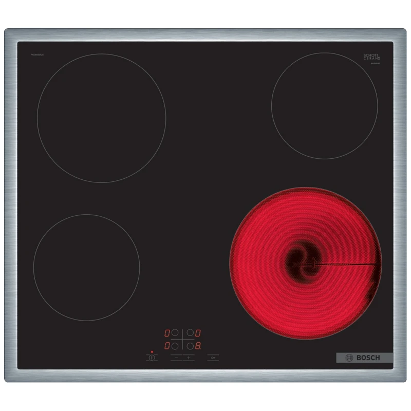 BOSCH Staklokeramička ploča Serie 4|  INOX okvir, DE, ekvivalent PKE645D17E - image 1