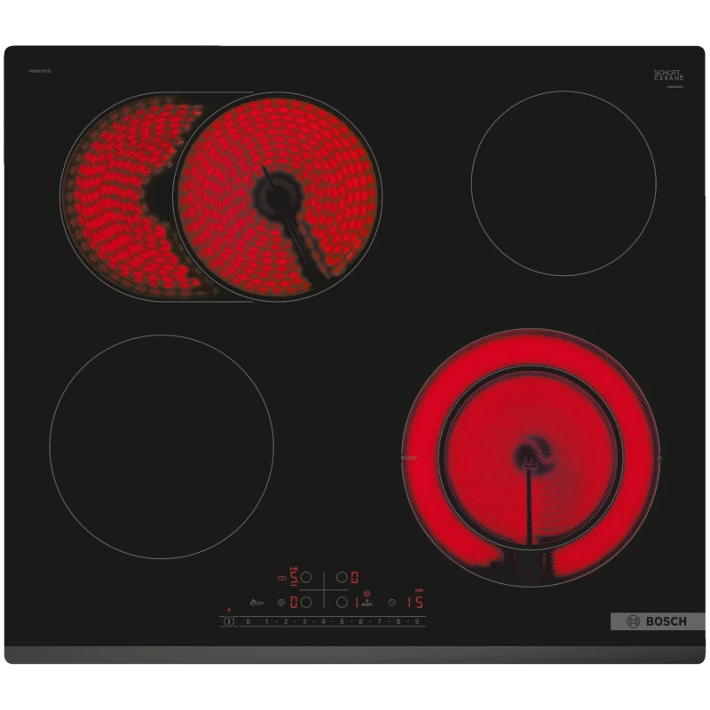 BOSCH Staklokeramička ploča Serie 6| 60cm, 1 X Ovalno, 1 X Prošireno - image 1