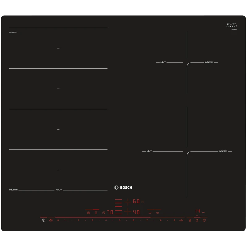 BOSCH indukcijska pločaSerie 8|, 60 cm, bez okvira, FlexIndZone, DirectSelect Premium, ES - image 1