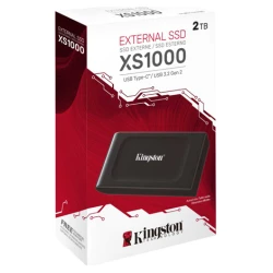Kingston EXT SSD 2TB; XS1000;USB-C to USB-AR/W : 1050/1000 MB/s - thumbnail 2