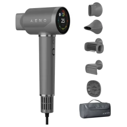 High Speed Fen za kosu AHD0005G Sivi - Voice Control, Ionizator, Touch LCD, 1500W - thumbnail 1