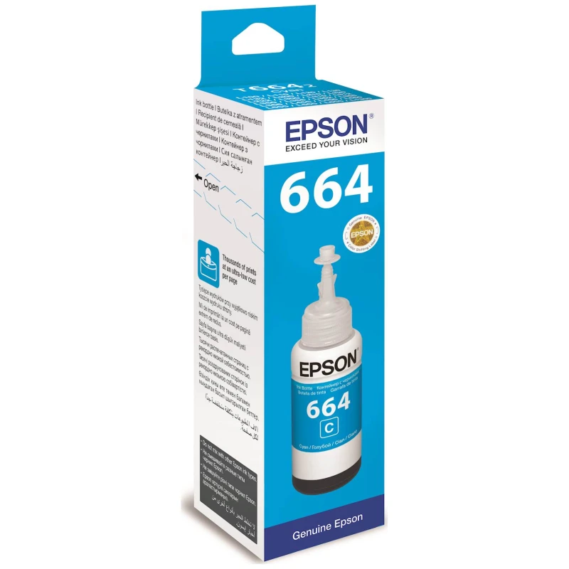 Tinta EPSON EcoTank ITS T6642 Cyan 70ml - image 1