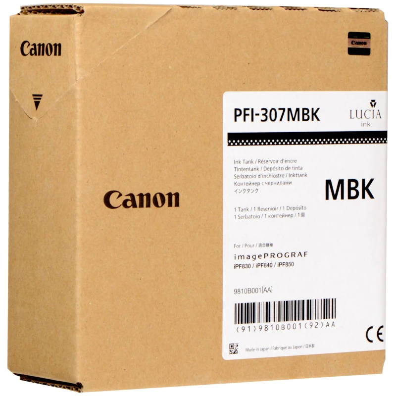 Tinta CANON PFI-307 Matte Black - image 1