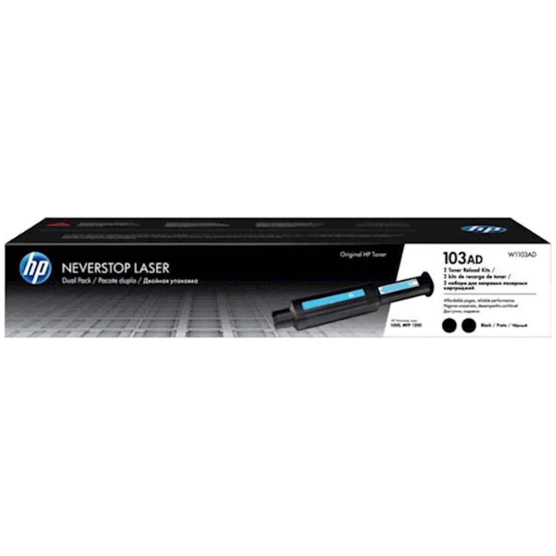Toner HP 103A Black Neverstop reload kit 2pack, 5k - image 1