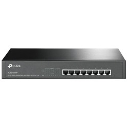 TP-Link 8-Port Gigabit PoE+ Prekidač - 8x RJ45, 126W PoE, Rack, Čelično kućište - thumbnail 1
