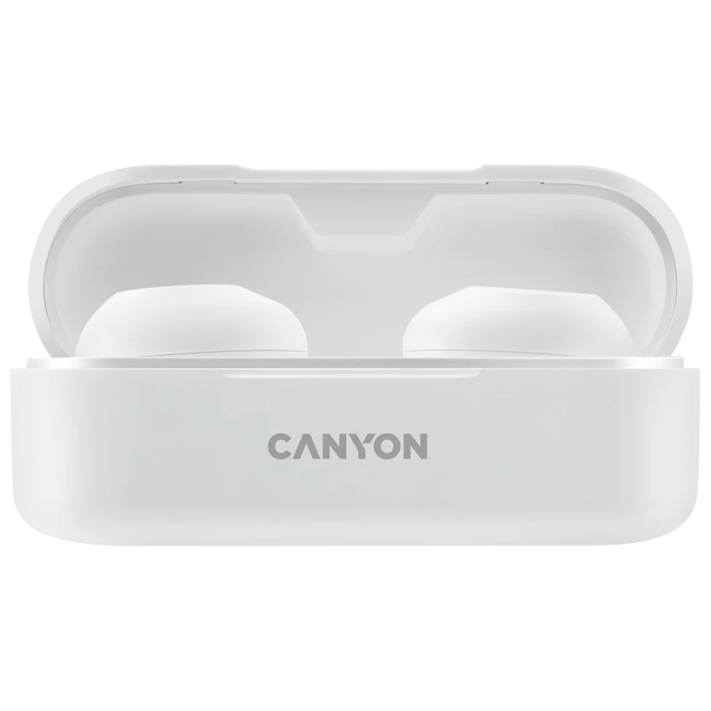 Canyon Slušalice TWS-1 Bijele - Bežične, Dugotrajna baterija, Mikrofon, Touch kontrole - image 1
