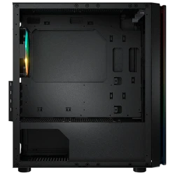 COUGAR Purity RGB Mini Tower Kućište - RGB osvjetljenje, kompaktni dizajn, crna boja, prozirna bočna strana - thumbnail 4