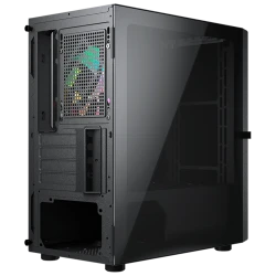 COUGAR Purity RGB Mini Tower Kućište - RGB osvjetljenje, kompaktni dizajn, crna boja, prozirna bočna strana - thumbnail 5