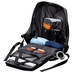 Canyon Ruksak BP-G9 Protiv krađe 20L, Tamno sivi, USB punjač, Vodootporan - thumbnail 5