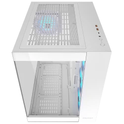 COUGAR Kućište FV150 RGB Srednji toranj, RGB osvjetljenje, Bijelo, Prozirni panel - thumbnail 2