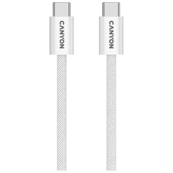 CANYON cable OnWire 60MG C-C 60W Magnet Braided 1m White - thumbnail 1