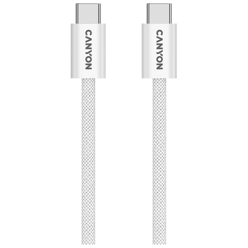 CANYON cable OnWire 60MG C-C 60W Magnet Braided 1m White - image 1