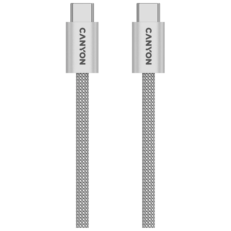 CANYON cable OnWire 60MG C-C 60W Magnet Braided 1m Light Grey - image 1