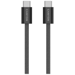 CANYON cable OnWire 60MG C-C 60W Magnet Braided 1m Black - thumbnail 1
