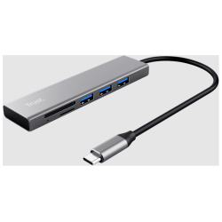 Trust Halyx Hub+čitač kartica USB-C Hub,3 USB porta, čitač kartica SD (micro SD) - thumbnail 2