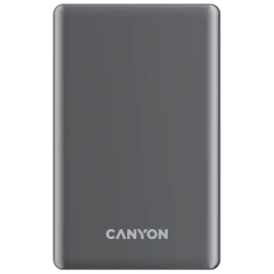 Canyon Eksterni punjač OnPower 510 Slim Magnetni, 10000 mAh, PD 20W, Tamno sivi - thumbnail 1