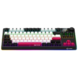 Lorgar Bežična TKL Mehanička Gejmerska Tastatura Pro Crna/Crvena, EN raspored, RGB, 2.4GHz, Hot-Swap - thumbnail 3
