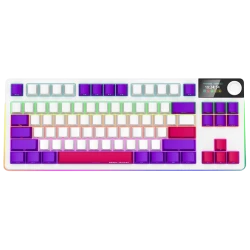 Lorgar Bežična TKL Mehanička Gaming Tastatura Pro Bijela, EN raspored, RGB, dugotrajna baterija, kompaktni dizajn - thumbnail 1