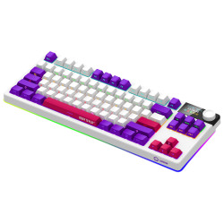 Lorgar Bežična TKL Mehanička Gaming Tastatura Pro Bijela, EN raspored, RGB, dugotrajna baterija, kompaktni dizajn - thumbnail 2