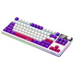 Lorgar Bežična TKL Mehanička Gaming Tastatura Pro Bijela, EN raspored, RGB, dugotrajna baterija, kompaktni dizajn - thumbnail 2