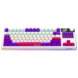 Lorgar Bežična TKL Mehanička Gaming Tastatura Pro Bijela, EN raspored, RGB, dugotrajna baterija, kompaktni dizajn - thumbnail 3