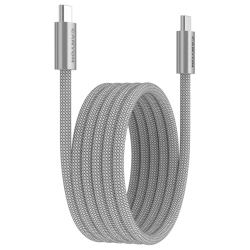 CANYON cable OnWire 60MG C-C 60W Magnet Braided 1m Light Grey - thumbnail 5
