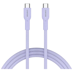 CANYON cable OnWire 60CL C-C 60W COLOR Braided 1m Purple - thumbnail 1
