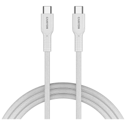 CANYON cable OnWire 60CL C-C 60W COLOR Braided 1m White - thumbnail 1