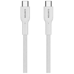 CANYON cable OnWire 60CL C-C 60W COLOR Braided 1m White - thumbnail 3