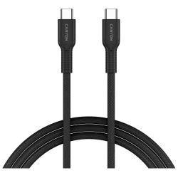 CANYON cable OnWire 60CL C-C 60W COLOR Braided 1m Black - thumbnail 1