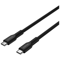 CANYON cable OnWire 60CL C-C 60W COLOR Braided 1m Black - thumbnail 2