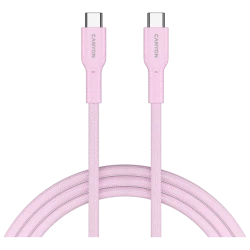 CANYON cable OnWire 60CL C-C 60W COLOR Braided 1m Pink - thumbnail 4