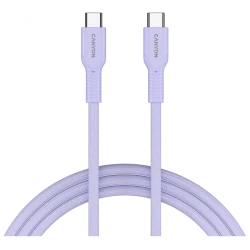 CANYON cable OnWire 60CL C-C 60W COLOR Braided 1m Purple - thumbnail 4