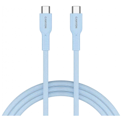 CANYON cable OnWire 60CL C-C 60W COLOR Braided 1m Light Blue - thumbnail 4