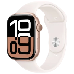 Apple Watch S10 GPS 42mm Rose Gold Alu Case with Light Blush Sport Band - - thumbnail 1