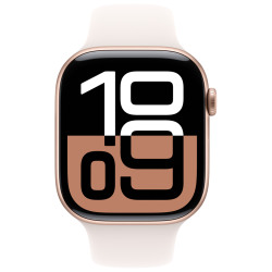 Apple Watch S10 GPS 42mm Rose Gold Alu Case with Light Blush Sport Band - - thumbnail 2