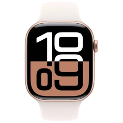 Apple Watch S10 GPS 42mm Rose Gold Alu Case with Light Blush Sport Band - - thumbnail 2