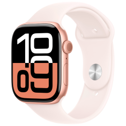 Apple Watch S10 GPS 42mm Rose Gold Alu Case with Light Blush Sport Band - - thumbnail 5