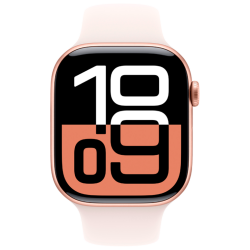 Apple Watch S10 GPS 42mm Rose Gold Alu Case with Light Blush Sport Band - - thumbnail 6