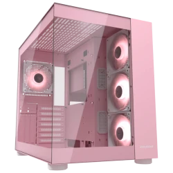 COUGAR FV150 RGB PC Kućište Srednji toranj, RGB osvjetljenje, prozirni panel, Pink - thumbnail 1